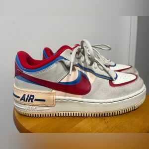 Nike Air Force 1 Shadow ‘Sail Royal Red’